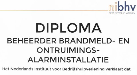 BMI Certificaat
